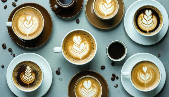 カフェのコーヒー カフェのコーヒーの写真