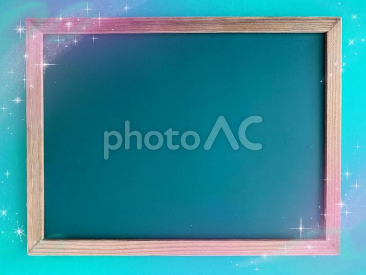 黒板のフレーム メッセージ,背景,メッセージカードの写真素材