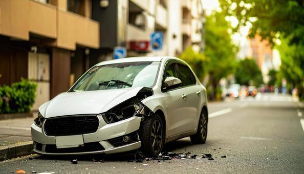 交通事故車 交通事故車の写真