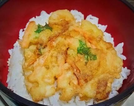 かき揚げ丼 かき揚げ丼 かき揚げ丼,かき揚げ,天丼の写真素材