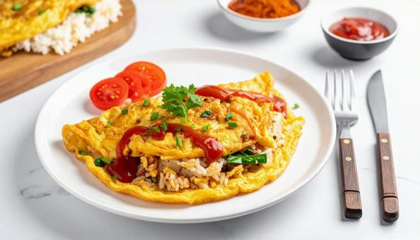 オムライス オムライスの写真