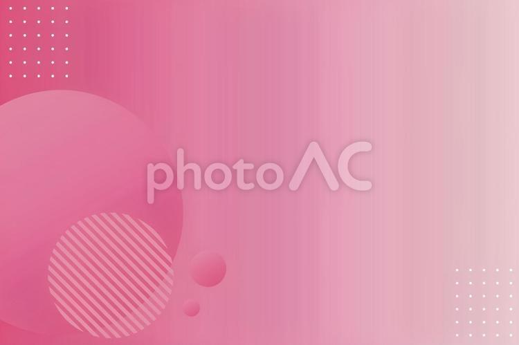 濃いピンク背景（まる模様入り） ピンク,背景素材,グラデーションの写真素材