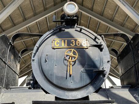 紅葉山公園11月：蒸気機関車C11 蒸気機関車,c11,368号機の写真素材