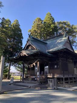 溝口竈門神社（縦） 竈門神社,福岡県筑後市,鬼滅の刃の写真素材
