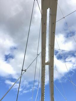 青空と橋の写真