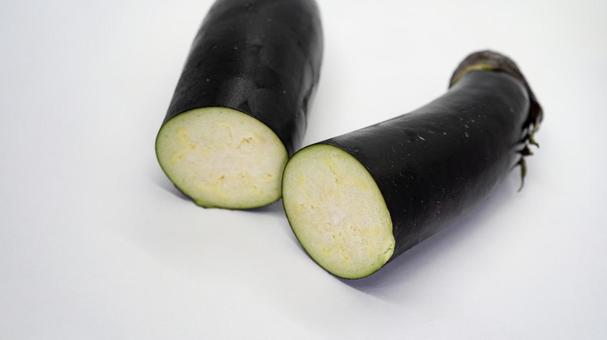 Fresh eggplant cut cross section macro photography, JPG Fresh eggplant cut cross section macro photography, JPG