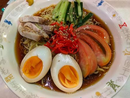冷やし中華 冷やし中華 冷やし中華,どんぶり,夏の写真素材