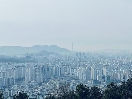 韓国のビル 韓国のビルの写真