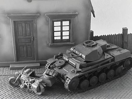 おもちゃの戦車 おもちゃの戦車 プラモデル,戦争,試合時の写真素材