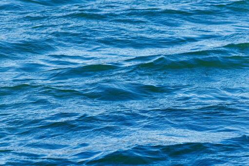 穏やかな川の波 波,海,自然の写真素材