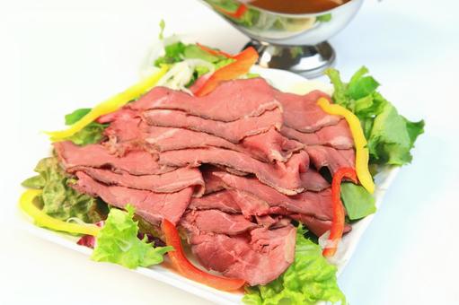 Photo, roast beef, beef, roast, 