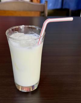 インド料理屋のラッシー インド料理屋のラッシー 冷たい,氷,喫茶店の写真素材