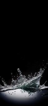 落ちた時の水飛沫_AS000021 落ちた時の水飛沫_AS000021の写真