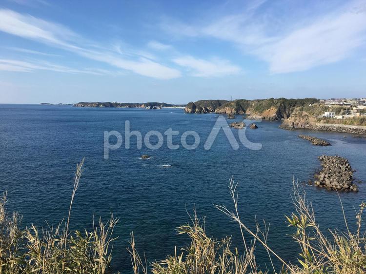 伊勢志摩の海 伊勢志摩,青い海,青い空の写真素材