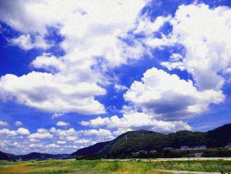 【風景写真】夏空 【風景写真】夏空の写真