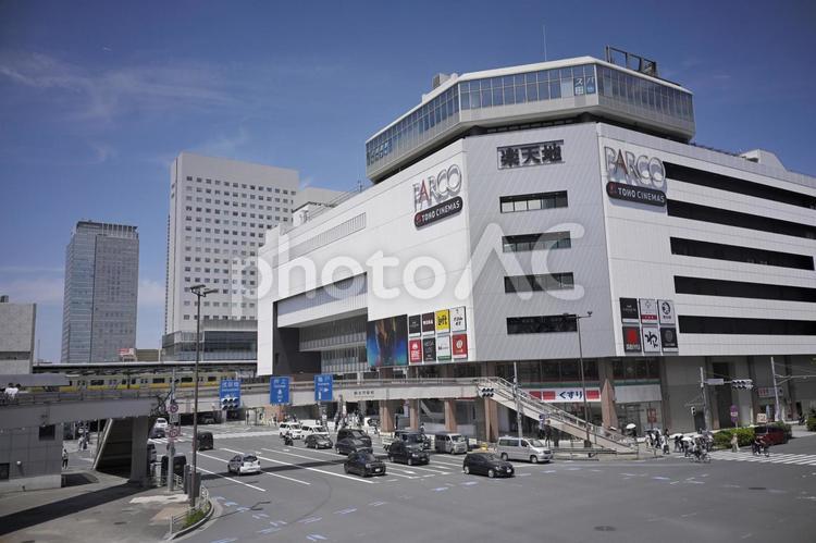 錦糸町南口風景 東京楽天地,錦糸町パルコ,parcoの写真素材