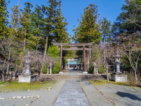 【山梨県】甲府市・山梨縣護國神社 【山梨県】甲府市・山梨縣護國神社 山梨縣護國神社,甲府市,神社の写真素材