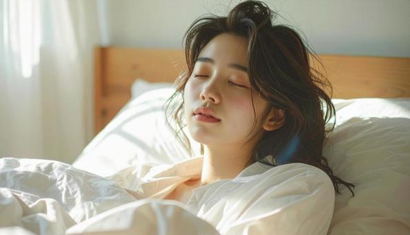 朝活 女性の起床 朝活 女性の起床の写真