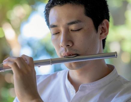 音楽・楽器シリーズ フルート演奏 音楽・楽器シリーズ フルート演奏の写真