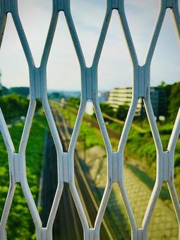 Photo, fence, diamond, texture, 