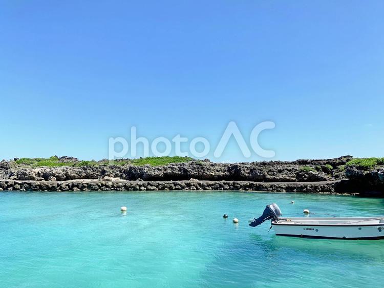 与論島の美しい海 与論島,砂浜,海の写真素材