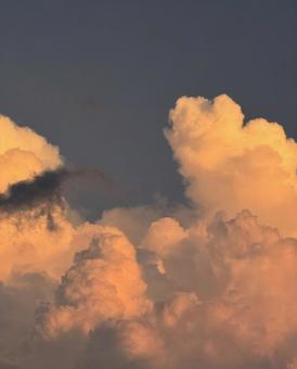 Photo, cumulonimbus, evening, cloud, 