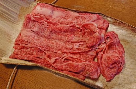すき焼き用のいい肉・その3 すき焼き用のいい肉・その3 肉,すき焼き,食べ物の写真素材