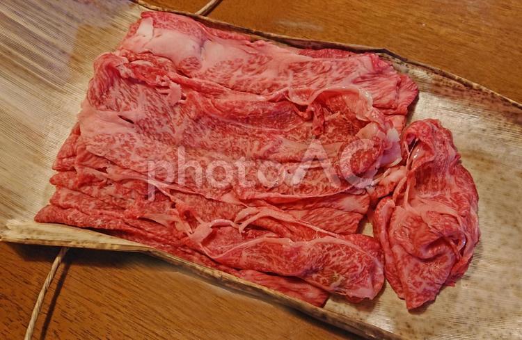 すき焼き用のいい肉・その3 肉,すき焼き,食べ物の写真素材