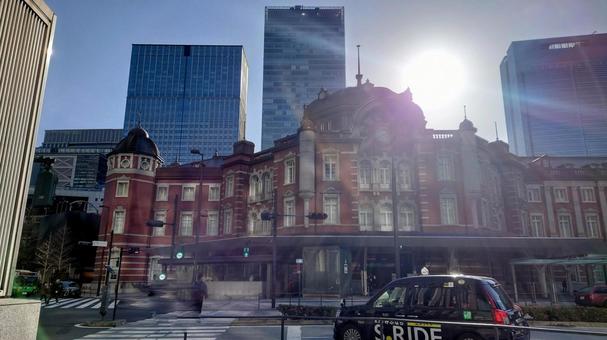東京駅 東京駅 山手線,東京駅,都会の写真素材