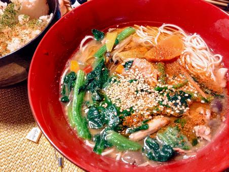 豚汁蕎麦 蕎麦,豚汁,日本蕎麦の写真素材