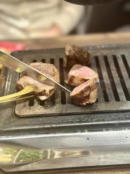 牛タン 牛,赤身,牛タンの写真素材