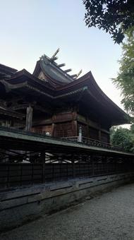岡山県-中山神社-本殿 岡山県-中山神社-本殿 中山神社,神社,美作国の写真素材