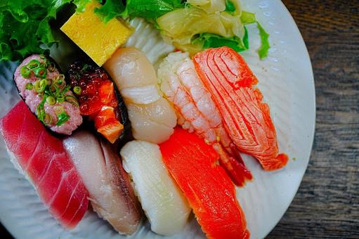 握りずし 食事,食卓,寿司の写真素材