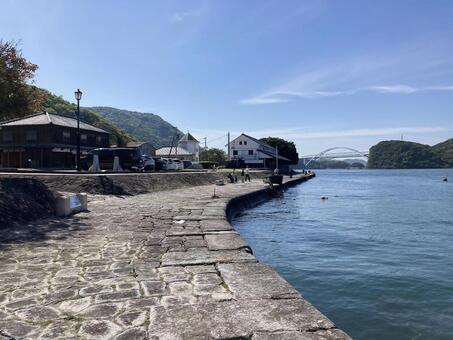 三角西港 三角西港,港湾,港跡の写真素材