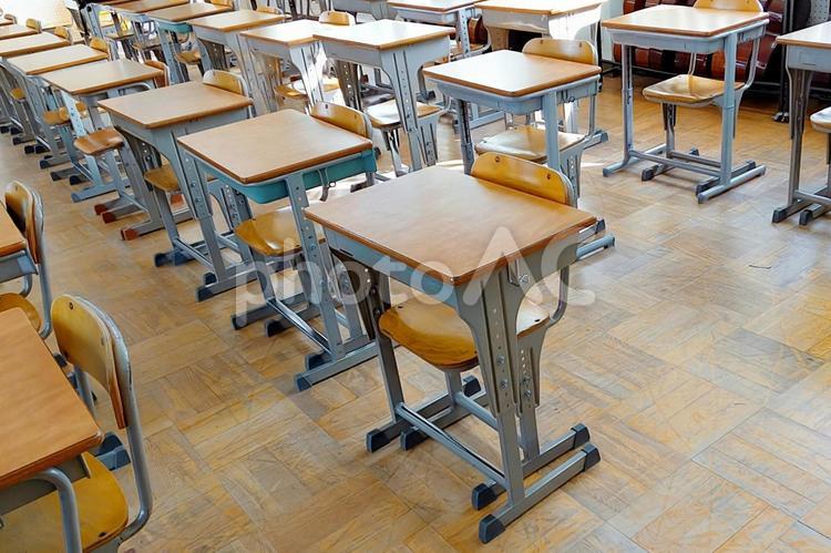 学校の教室(高画質)② 学校の教室,学校,教室の写真素材