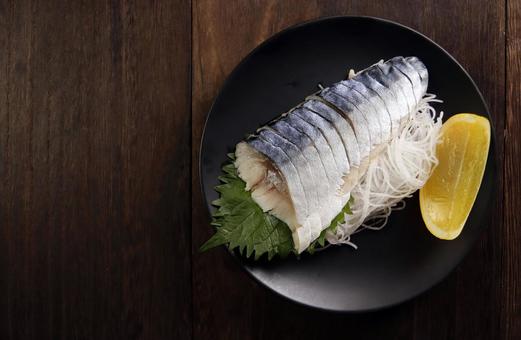 サバの刺身盛り合わせ サバの刺身盛り合わせ サバ,刺身,魚の写真素材