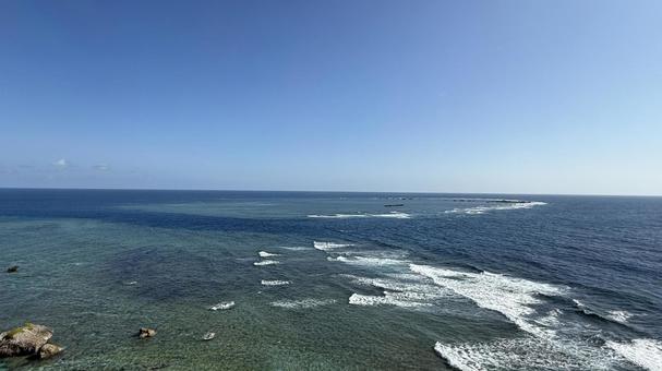 宮古島の海 宮古島の海 海,空,夏の写真素材