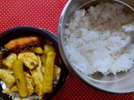 ササミとじゃがいものカレー炒め 食べ物,フード,おいしいの写真素材