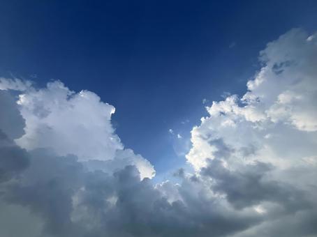 夏空 夏空の写真