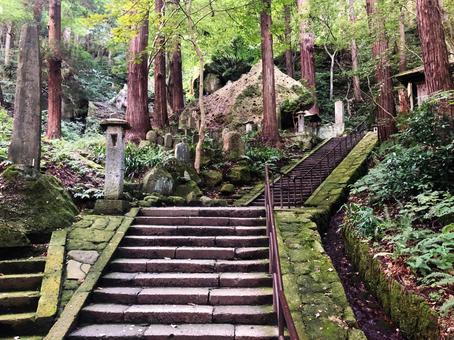 山寺道中 山寺道中 山寺,立石寺,道中の写真素材