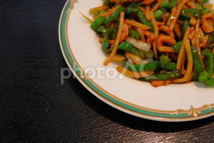中華料理店のシャキシャキチンジャオロース チンジャオロース,シャキシャキ,豚肉の写真素材