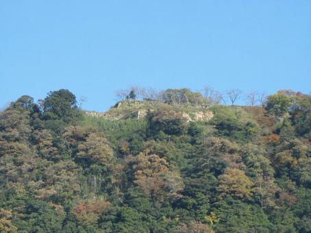 鳥取城 山上ノ丸 遠望 鳥取城 山上ノ丸 遠望の写真