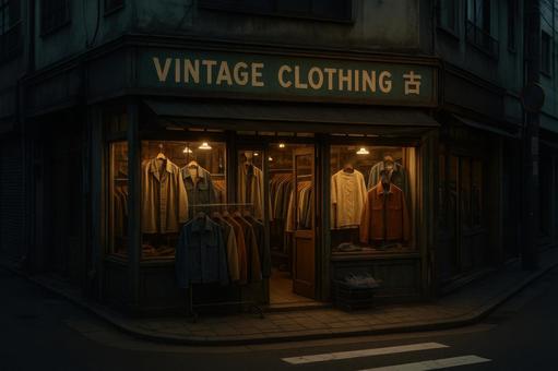 古着屋の外観の写真