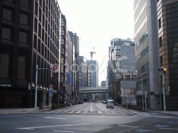 日本橋の街並み（東京都・中央区） むろまち小路,日本橋,街並みの写真素材