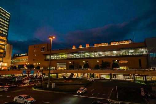 【宮城】仙台駅周辺の街並み 【宮城】仙台駅周辺の街並み 仙台駅,仙台,宮城の写真素材