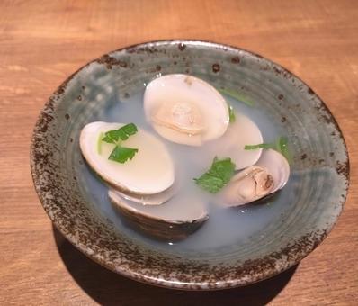 蛤の酒蒸し 蛤の酒蒸し 蛤の酒蒸し,酒蒸し,はまぐりの酒蒸しの写真素材