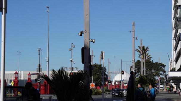 NZ_AUCKLAND オークランド,ニュージーランド,空の写真素材