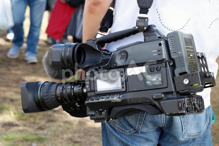 テレビカメラ テレビカメラ,テレビ,放送の写真素材