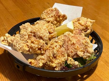 から揚げ 鶏肉,鶏,揚げ物の写真素材