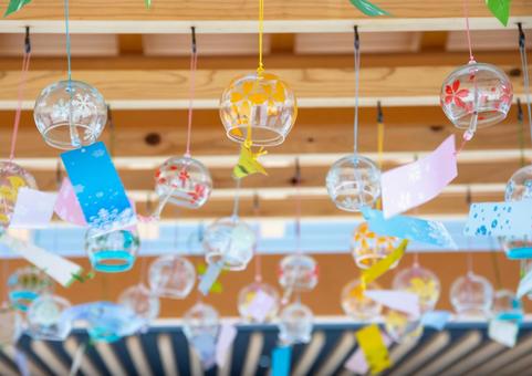 風鈴 風鈴 風鈴,夏,ふうりんの写真素材